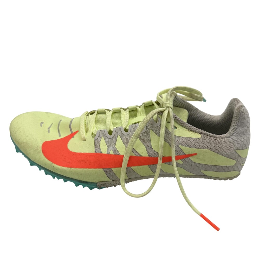 Nike Zoom Rival S Shoes Mens Size 7.5 Yellow Track Sprint Spikes 907564-701